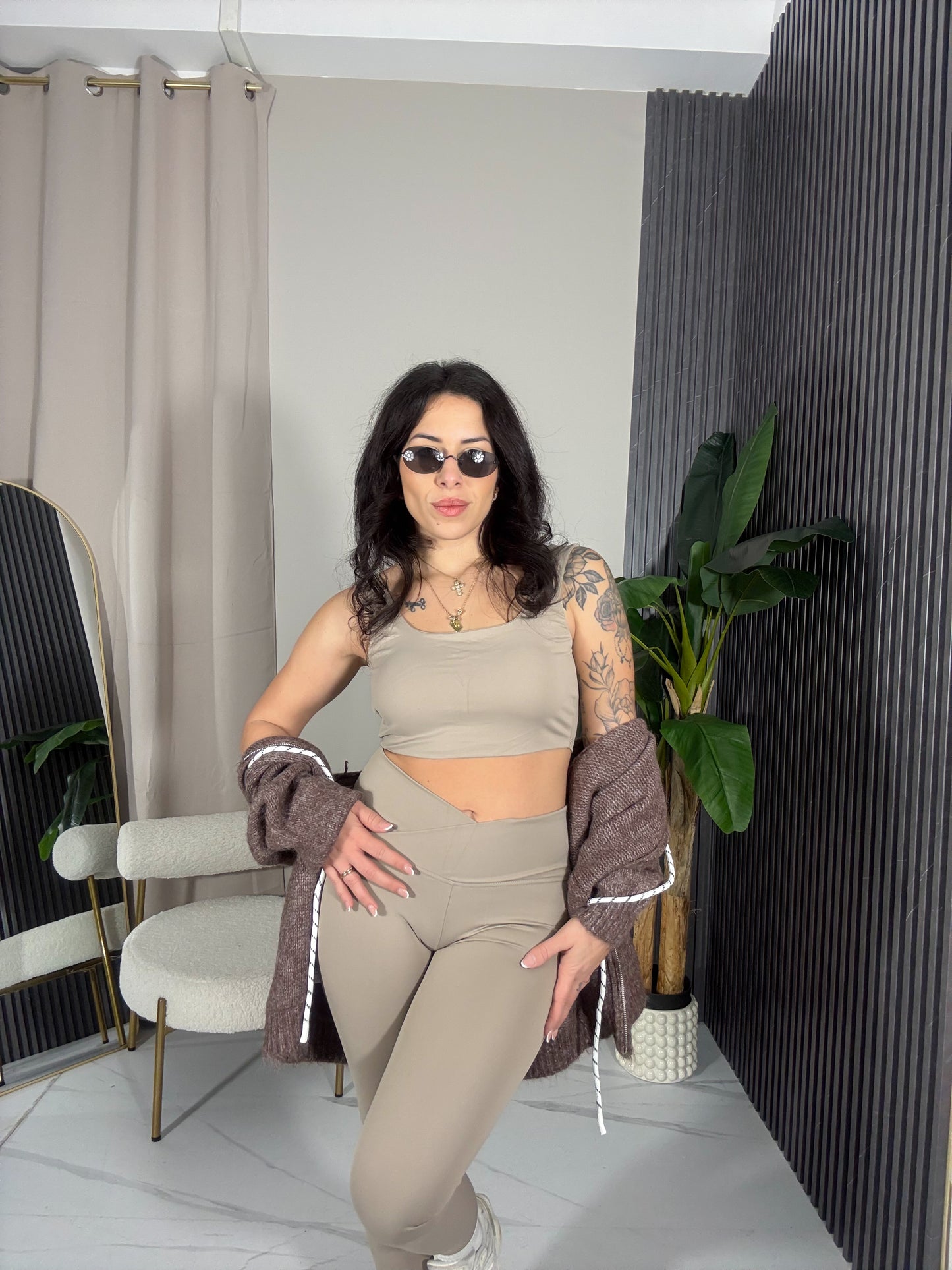 Coordinato fitness Sivilla fango