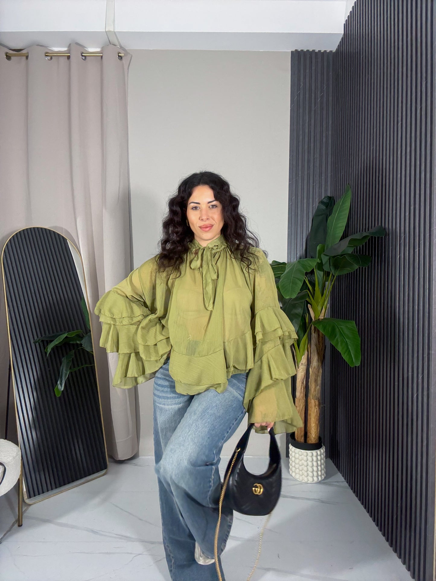 Camicia Romina verde