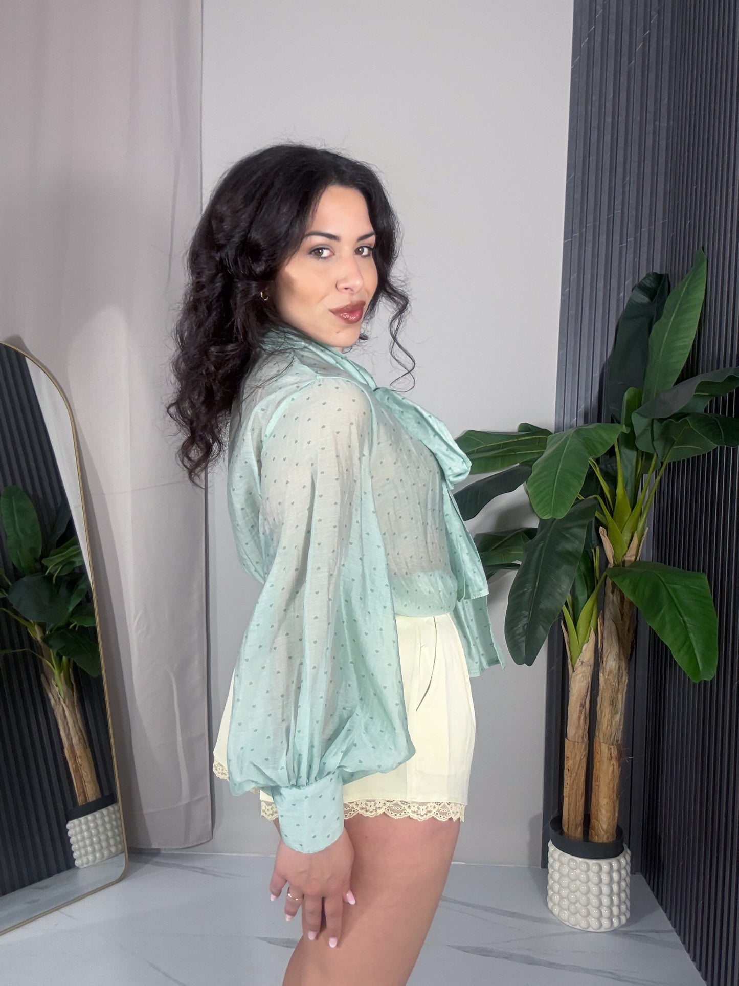 Camicia Lovely verde