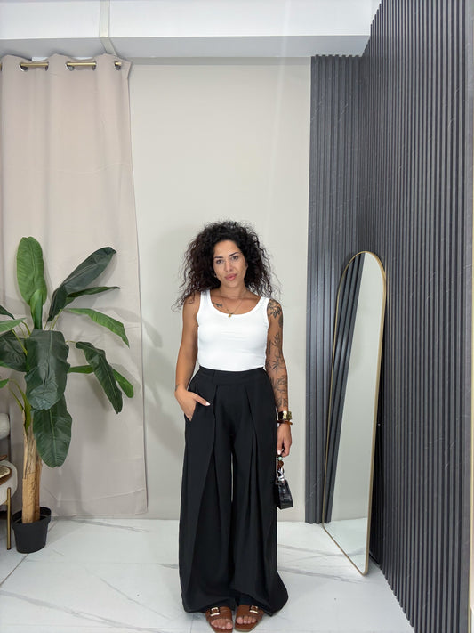 Pantalone palazzo nero