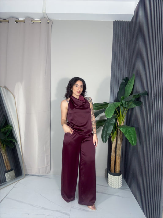 Coordinato Lily bordeaux