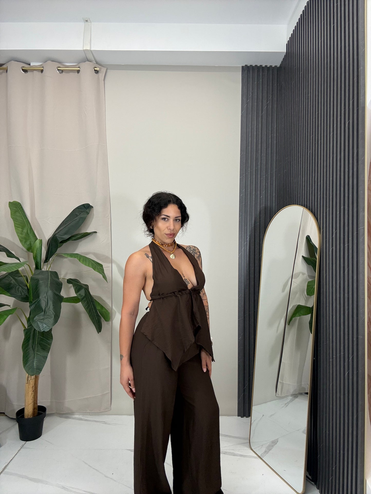 Coordinato Emily marrone