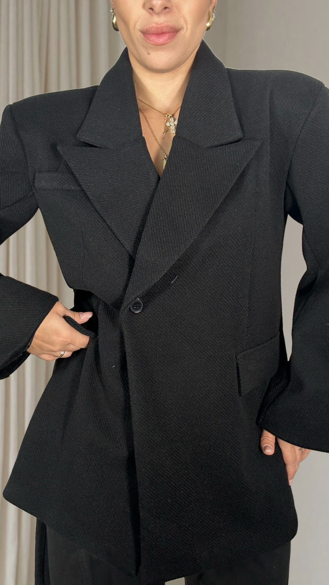 Blazer Oversize "Architect" Asimmetrico