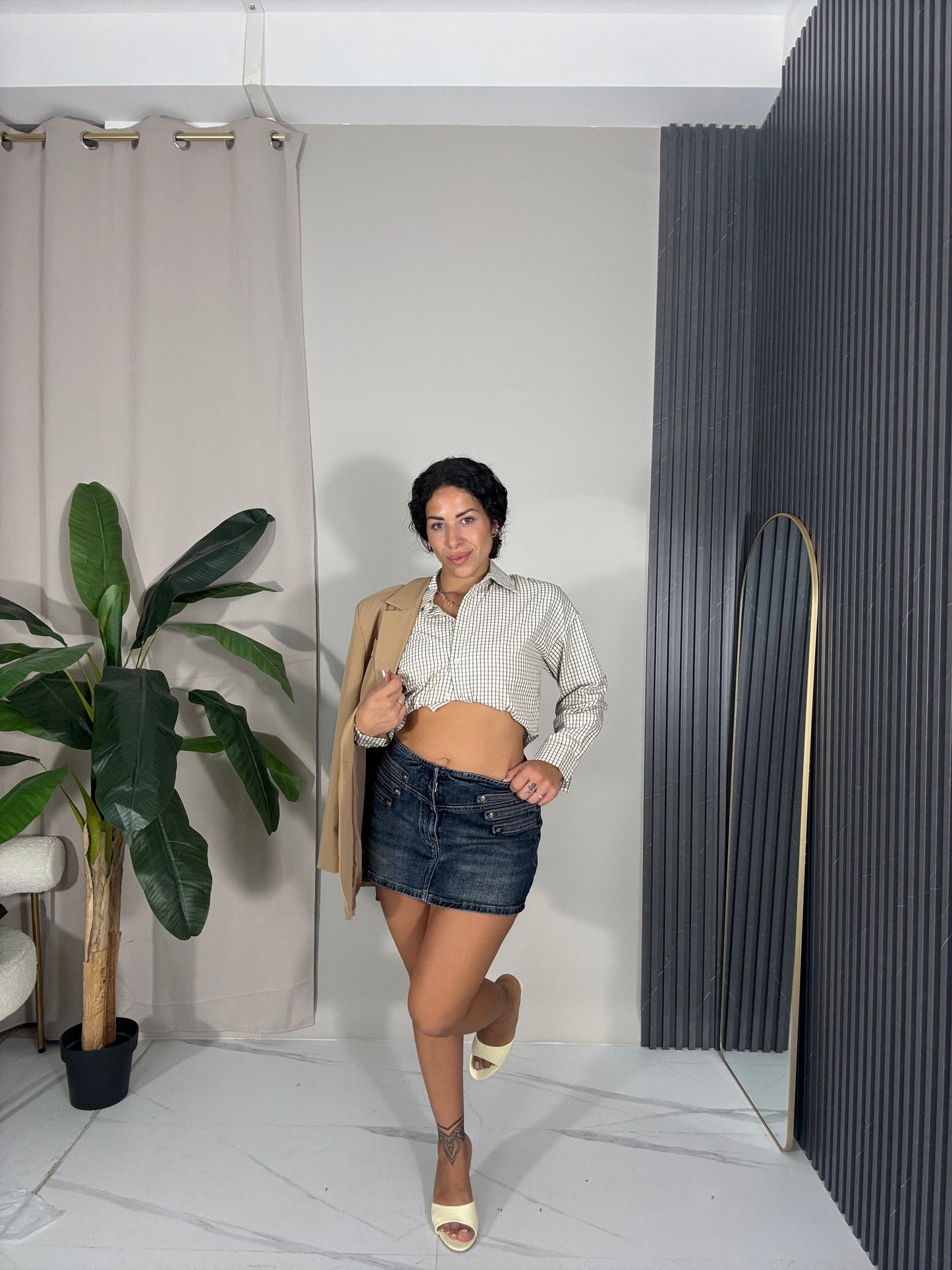 Minigonna in denim
