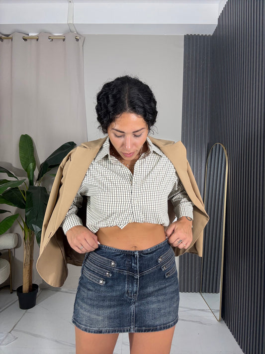 Minigonna in denim