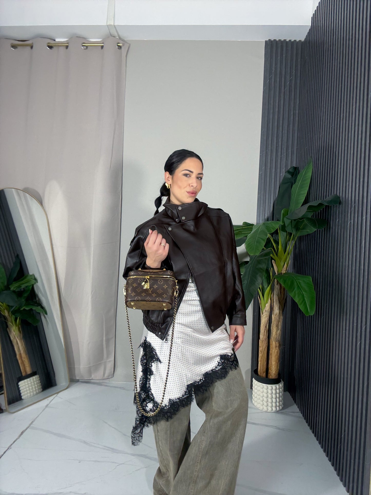 Giacca in pelle  Over Mood