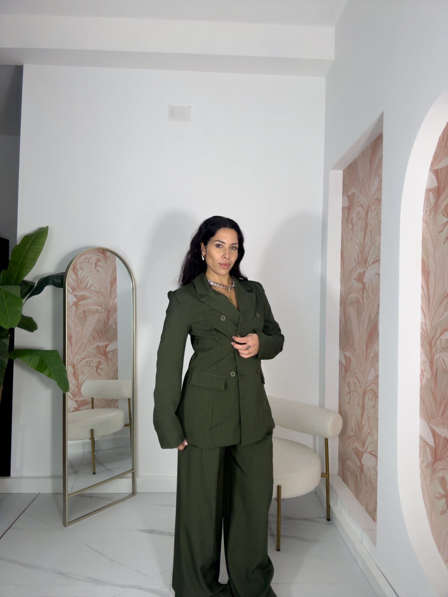 Tailleur doppiopetto Verde