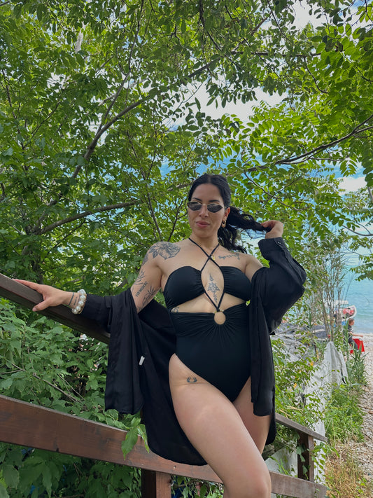 Matinée Clio lycra lucida nero