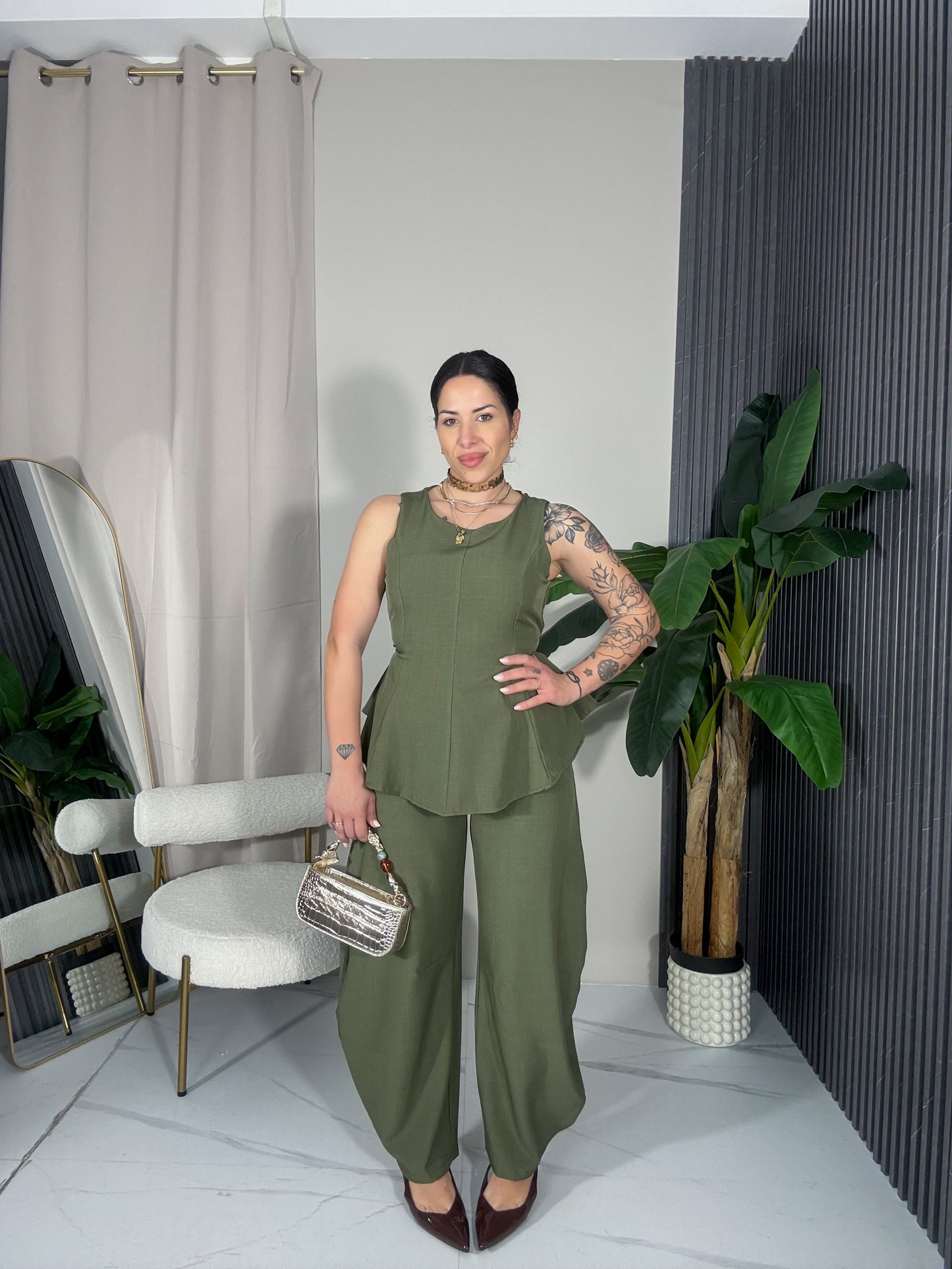 Completo Noelle verde