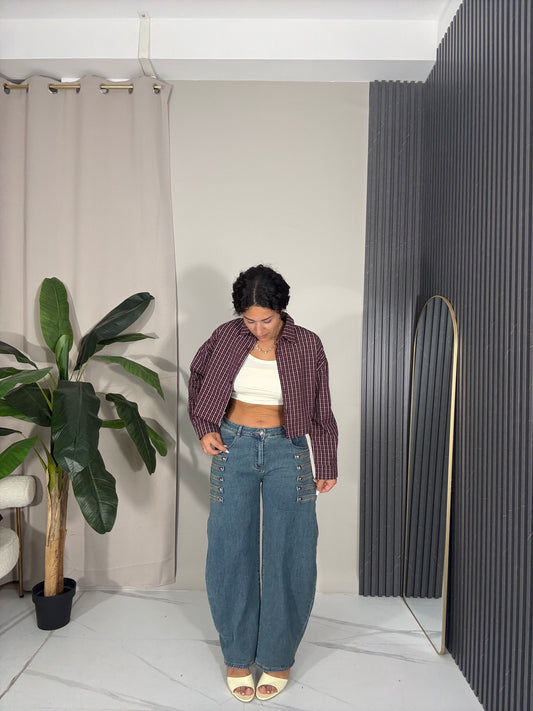 Jeans Balloon bottoni