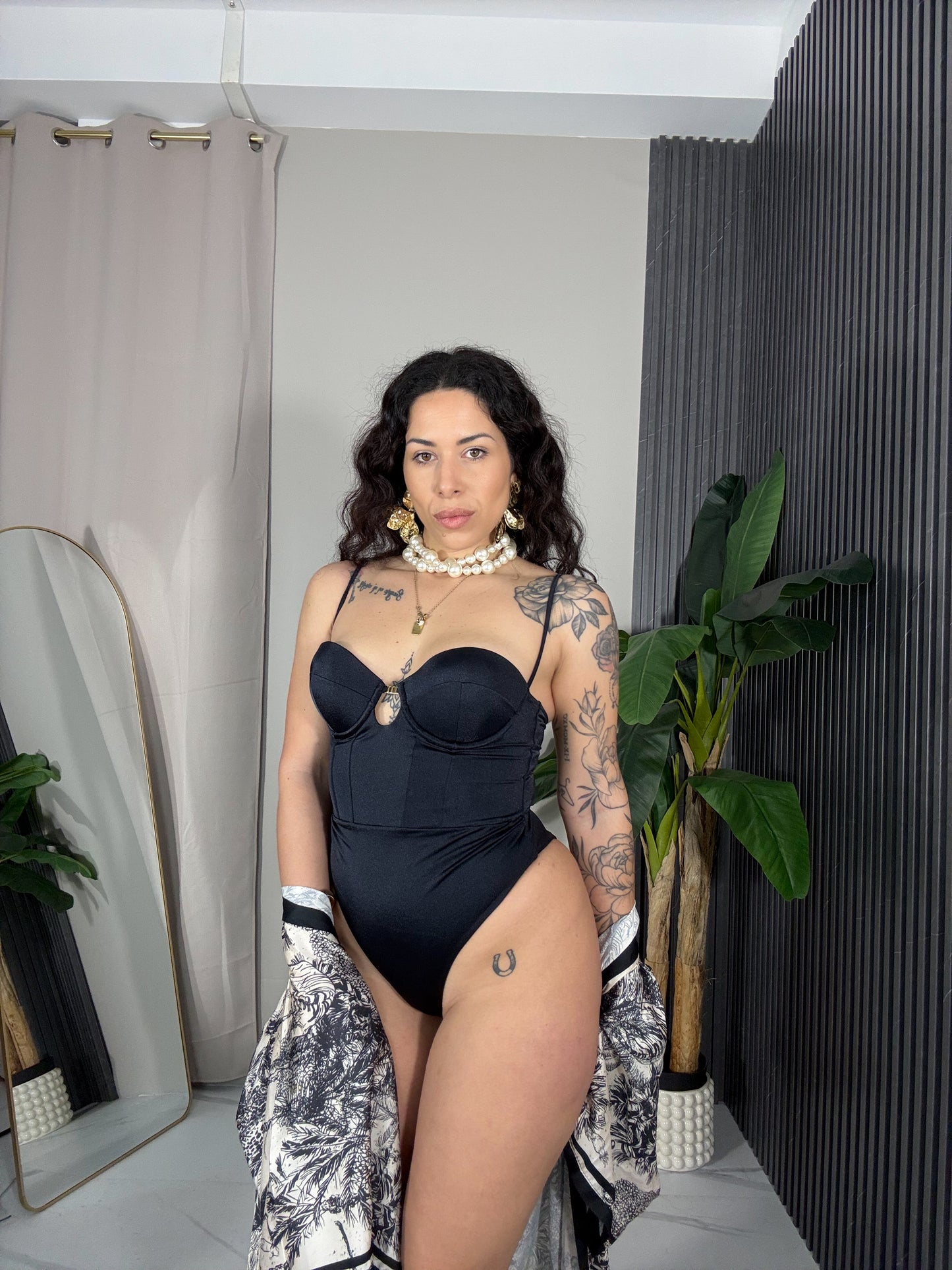 Matinée Rihanna lycra nero