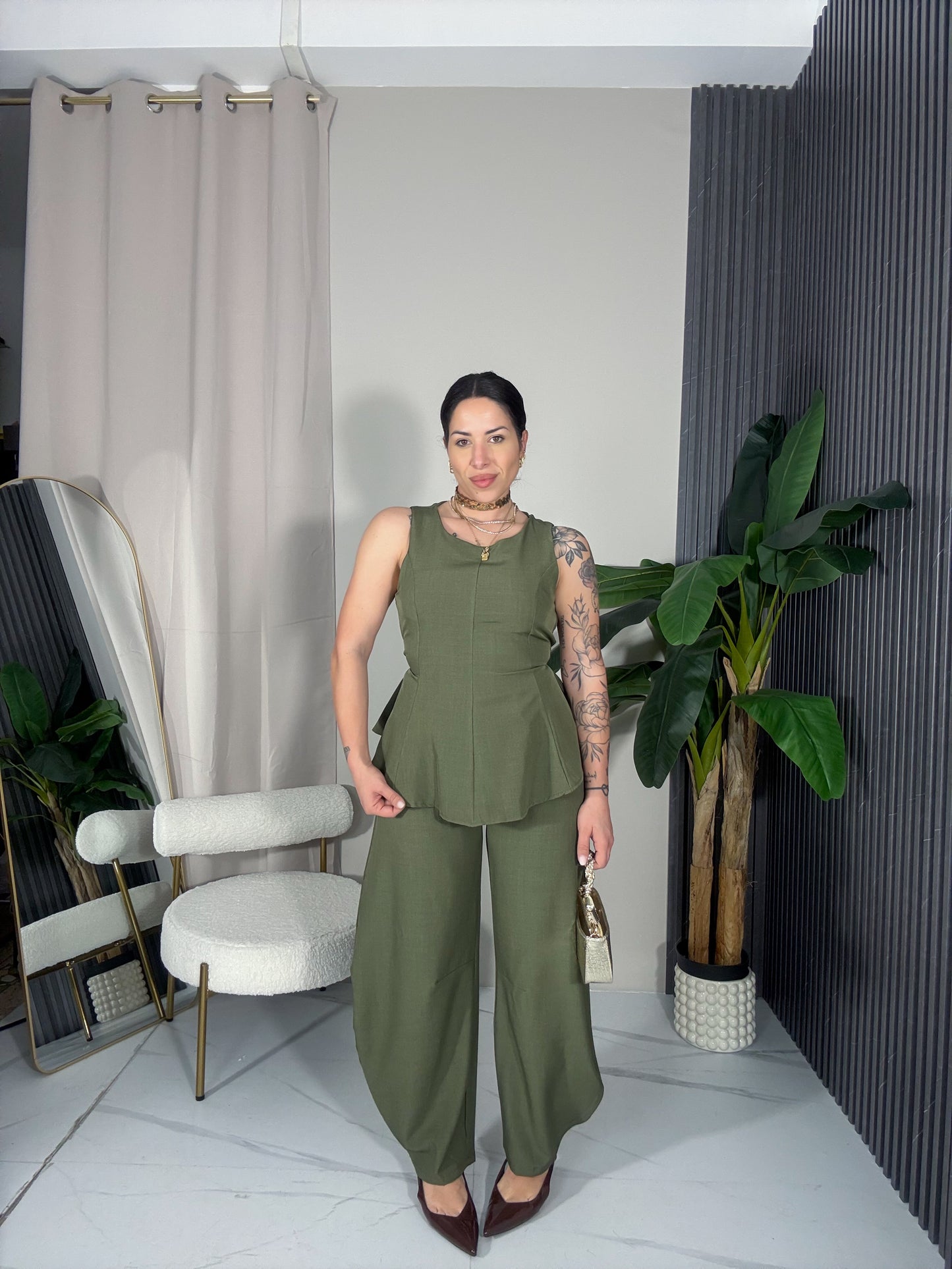 Completo Noelle verde